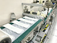 Machine de fabrication de tampons menstruels entièrement automatique Ligne de production de serviettes hygiéniques Machine de fabrication de tampons