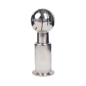 Sanitary Cleaning Ball 304 Stainless Steel <b>Quick</b> <b>Connector</b> Rotating Chuck For Sanitary Pipes - Product Image 2