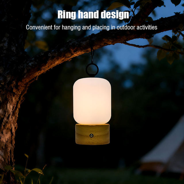 IP44 Waterproof Cordless Table Lamp Rechargeable LED Desk Light Touch Dimmable Portable Lamp for Outdoor Restaurant Bar Patio