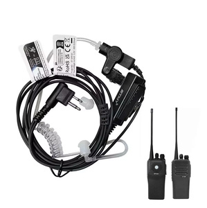 Auricular con Tubo Acústico y Micrófono PTT con Clip en Línea para Radios Bidireccionales Motorola Serie CLS <span class=keywords><strong>RM</strong></span> RDX DLR DTR620 DTR650 - Product Image 2