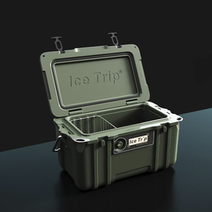 Caja enfriadora <span class=keywords><strong>de</strong></span> cofre <span class=keywords><strong>de</strong></span> hielo rotomoldeado a prueba <span class=keywords><strong>de</strong></span> <span class=keywords><strong>agua</strong></span> <span class=keywords><strong>de</strong></span> alta calidad, <span class=keywords><strong>enfriador</strong></span> duro aislado para <span class=keywords><strong>enfriador</strong></span> <span class=keywords><strong>de</strong></span> iglú para acampar - Product Image 5