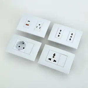 Mercado global NOVO design EUA Itália e Europeu casa aplicação parede interruptor