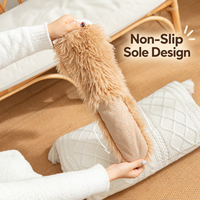 Chaussettes pantoufles 3D animales pour femmes, chaussettes fantaisie en peluche sherpa, antidérapantes, confortables, pour l'hiver, pour la maison, idéales pour les cadeaux
