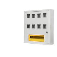 Caja de Distribución Eléctrica Monofásica Transparente IP1 1A PZ40 de Hierro para Alquiler Residencial, Gabinete para Medidor