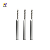 Fraise à PCB en carbure de tungstène 3.175 RCF à 4 cannelures avec revêtement AlTiN, personnalisable, support ODM et OEM pour machines de fraisage CNC