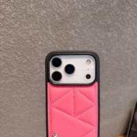 Étui de téléphone élégant en cuir PU antichoc pour iPhone 17 Pro Max 16 15 Plus 14 13 12 Fundas