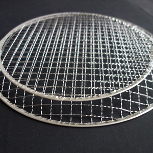 Malla de Alambre para Parrilla de Barbacoa Reutilizable, Trenzada, de Acero Inoxidable Cromado, Resistente a Altas Temperaturas - Product Image 1
