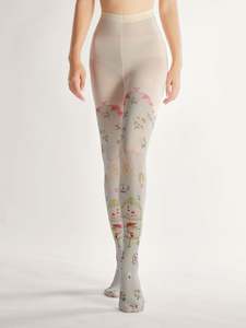 Style rétro imprimé Aurora Europe Pompea gaine fleur logo personnalisé sans absurdité collants - Product Image 4