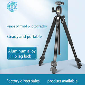 Trépied professionnel QZSD Q304 avec rotule fluide, stable, en aluminium, pour télescope et caméra vidéo 360°, accessoires pour appareil photo - Product Image 4