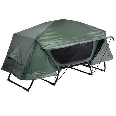 Outdoor Camping Camp Bed Thickened Oxford Warm Tent Bed Fishing Off the Ground Tent