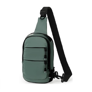 Lightweight Nylon Small Crossbody Sling <b>Bag</b> for <b>Men</b> Women Multi-Pocket Chest <b>Bag</b> with Roomy Space - Product Image 1
