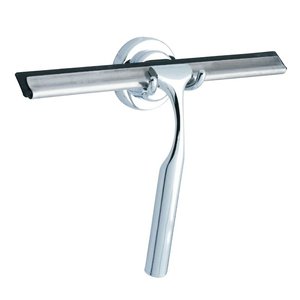 Doccia in metallo cromato e lama in gomma Terni - Product Image 1