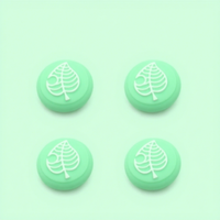 Capuchons de boutons en silicone compatibles pour manettes Joy-Con, capuchons de joystick ThinkCaps, designs sur le thème du jeu, fabriqués en Chine, emballage en sachet.