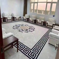 Tapis en laine fait main de luxe sur mesure, tapis tuftés à la main, usine de tapis, chambres d'hôtel, salles de banquet