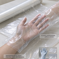 Film TPU transparent en polyuréthane thermoplastique, membrane élastique, film flexible imperméable pour la lamination de tissus de gants de protection