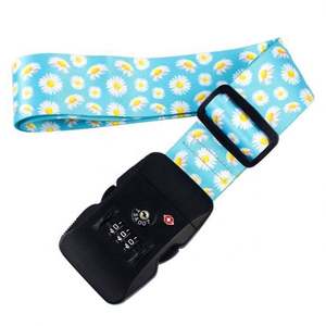 Sangle de Valise en Polyester Personnalisable avec Verrou TSA, Sangle de Fixation Réglable, Accessoires et Pièces de Sac Promotionnels - Product Image 3