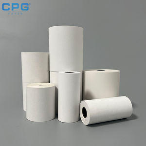 Papier thermique de qualité supérieure en gros, 57x40mm, sans BPA, 55gsm, pour imprimante de prescriptions de pharmacie, rouleau de reçus thermiques à texte clair - Product Image 1