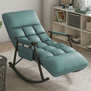Mecedora Lazy Sofa Silla Tela técnica Leathaire Silla de cubierta individual <span class=keywords><strong>Chaise</strong></span> <span class=keywords><strong>Longue</strong></span> Reclinable - Product Image 2
