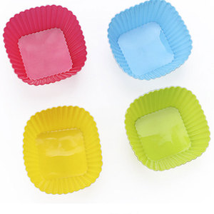 Top vente réutilisable Muffin cuisson tasses résistant à la chaleur de qualité alimentaire approuvé Silicone Cupcake doublures - Product Image 6