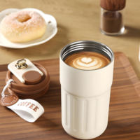 Bouteille isotherme à café avec affichage LED de la température, en acier inoxydable 316, gourde intelligente avec filtre infuseur
