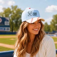 Topi Baseball 5 Panel Katun Custom LOGO Bordir Logo Snapback Digital Vintage Sport