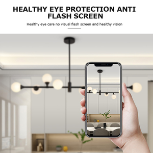 Lámpara Colgante de Cristal de Diseño Nuevo de Fábrica, 8 Luces, Lámpara Colgante <span class=keywords><strong>LED</strong></span> para <span class=keywords><strong>Cocina</strong></span>, Dormitorio, Comedor - Product Image 5