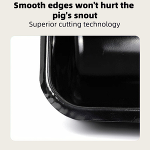 Heavy Duty Animal Feeding <strong>Trough</strong> Smooth Edge, Fence Mounted Round Lip Feeder for Livestock Use - Product Image 5