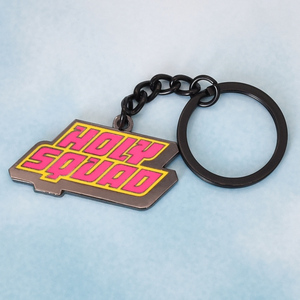 Nhà Máy Bán buôn biểu tượng tùy chỉnh thư T-Shirt tim hình dạng động vật thiết kế Keyring điện màu đen kim loại <span class=keywords><strong>Keychain</strong></span> - Product Image 4