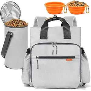 Échantillon gratuit Sac de voyage pour chien Trousse de voyage pour chien pour un week-end en déplacement Ensemble comprenant un sac de voyage pour animaux de compagnie Organisateur pour accessoires - Product Image 4