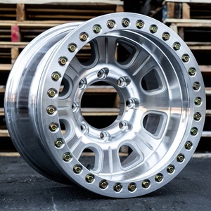 Jantes JUWA 17 pouces 5x127 5x139 6x139 8x165 -32 -<span class=keywords><strong>25</strong></span> Offset 4x4 sur mesure Beadlock pour pick-up, jantes en alliage forgé personnalisées pour l'aventure 4x4 - Product Image 1