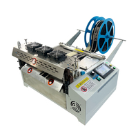 Machine de découpe de ruban de sangle de nylon de corde élastique automatique