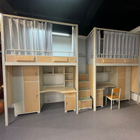 Meilleur rapport qualité/prix Lit mezzanine avec bureau et rangement Auberge de jeunesse à capsule Lits superposés Auberge de jeunesse à capsule modulaire Lit à capsule pour le sommeil