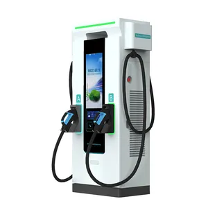 60-240KW Commercial DC Fast Charging Pile CCS2 GBT 10.1" Touch LCD Screen 60KW European China Standard Charging Station