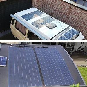 Tùy chỉnh kích thước được hỗ trợ 18V 100W etfe Monocrystalline silicon linh hoạt Tấm pin mặt trời 100W bán cứng nhắc mái PV Flex để sử dụng nhà - Product Image 5