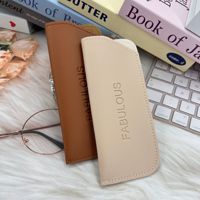 Pochette souple en cuir Pu pour lunettes/sac à lunettes de soleil étui à lunettes de soleil pochette souple pour lunettes Pu