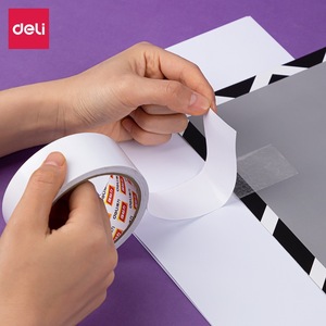Cinta adhesiva de doble cara Deli de 36 mm x 10 yardas, 8 rollos, cinta adhesiva para papelería - Product Image 2