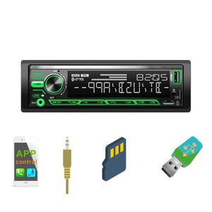 Autoradio 1 Din Lecteur MP3 Tuner FM Chargeur de téléphone <span class=keywords><strong>USB</strong></span> Audio stéréo de voiture SD TF <span class=keywords><strong>USB</strong></span> Lecteur multimédia autoradio Télécommande - Product Image 2