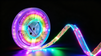Lampu Strip LED COB WS2811 Addressable 784 LED RGBW Smart Strip Light 24V Digital Pixel 3000 6000K CCT Tahan Air