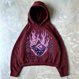 Sudadera con Capucha Personalizada para Hombre, Estilo Vintage, Color Gris Deslavado, con Estampado Serigrafiado, 100% Algodón, Sudadera Tipo Pullover, Diseño Desgastado con Bordado 3D - Product Image 2