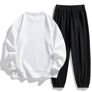 <span class=keywords><strong>Tuta</strong></span> Sportiva da Uomo con Collo Tondo, Nuova Collezione Primavera-Autunno, <span class=keywords><strong>Felpa</strong></span> Sottile a Maniche Lunghe, Set Due Pezzi Casual <span class=keywords><strong>e</strong></span> Alla Moda per Corsa - Product Image 5