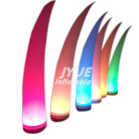 Colonne lumineuse gonflable à LED pour mariage, Tube de lampes avec Logo personnalisé