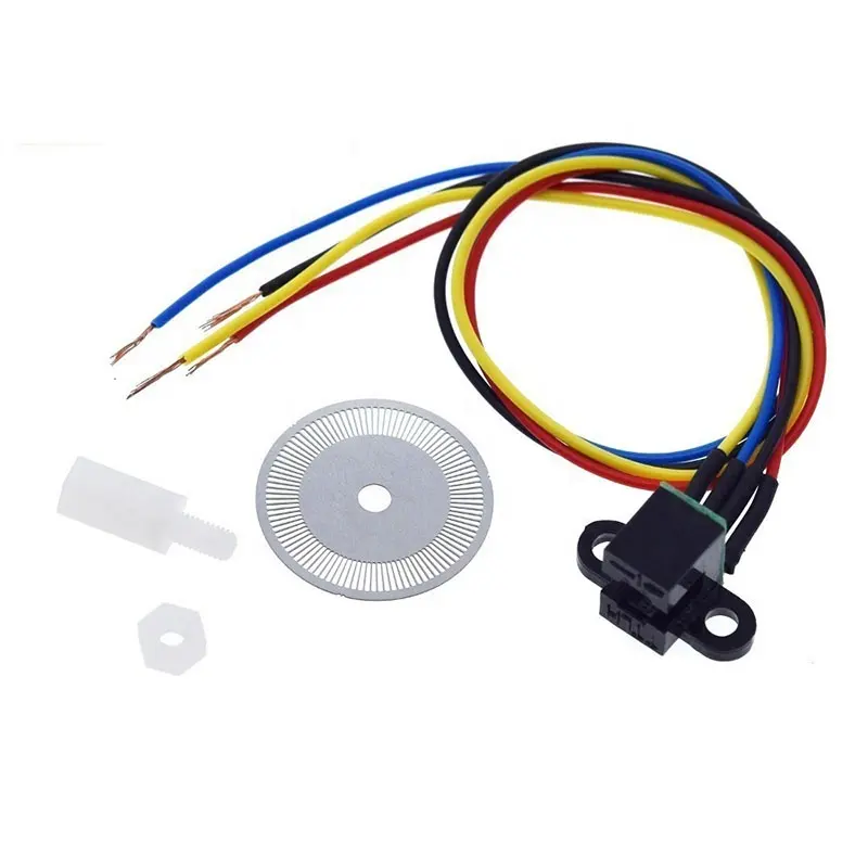 Photoelectric Sensor Kecepatan Encoder Kode Disc Kode Wheel Smart Car 5V DIY