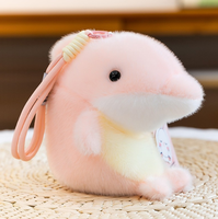 Porte-clés en peluche Ocean Allies, breloque de poche, adorable orca, requin, dauphin, phoque, compagnon de table, panda, pour sac et fête