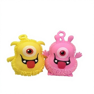 Juguete Sensorial de Peluche con Cara Divertida y Pelo Abundante - 4 Estilos, Material TPR, para Niños de 5 a 7 Años, Marca Cy - Product Image 1