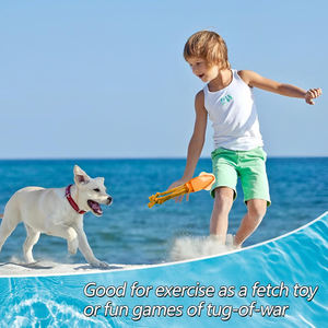 Pawise caliente verano interactivo mascota cuerda buscar juguete calamar Octupus medusas flotando en agua TPR perro masticar juguete para playa <span class=keywords><strong>piscina</strong></span> lago - Product Image 5