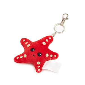 พวงกุญแจรูปสัตว์ทะเลยัดนุ่นรูปปลาดาวและปลาดาวขนาดเล็ก - Product Image 5