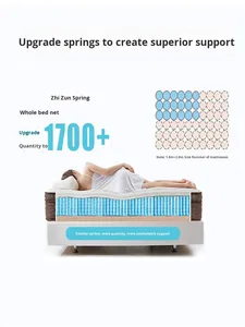 <span class=keywords><strong>ที่นอน</strong></span>ไฮบริดออร์โธปิดิกส์แบบระบายความร้อนรุ่นใหม่ พร้อมเมมโมรี่โฟมและพ็อกเก็ตสปริง ขนาดปรับแต่งได้ ความแน่นปานกลาง บรรเทาอาการปวดหลัง - Product Image 5