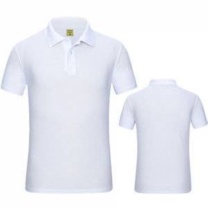 Camisa de Golf de Algodón de Alta Calidad para Hombre, Personalizada, Cuello Holgado, Ropa de Trabajo de Verano, Informal, Transpirable, Tejida, Estampada, Bordada, Manga Corta - Product Image 4