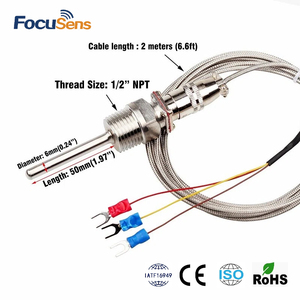 Sonde de température <span class=keywords><strong>PT100</strong></span> PT1000 à 3 fils, -200 ~ 500°C, <span class=keywords><strong>Rs485</strong></span> Modbus, capteur de température, contrôleur de température <span class=keywords><strong>Pt100</strong></span> - Product Image 2