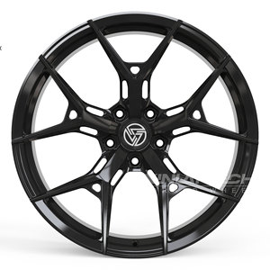 ล้อฟอร์จโมโนบล็อกสีดำเงาแบบกำหนดเอง XINLAI ขนาด 17-24 นิ้ว 5x114.3 5x120 สำหรับ Chevrolet Corvette สำหรับ Mercedes-Benz สำหรับ Audi - Product Image 3